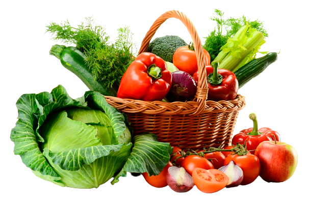 alimentos frescos listos para consumo